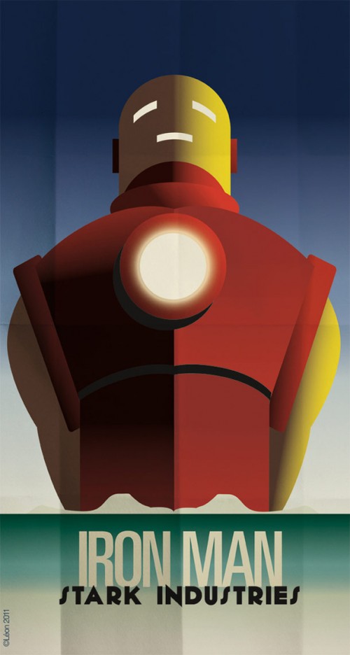 art-deco-superheroes art-deco-superheroes