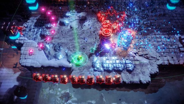 nex machina twin stick shooter test francais