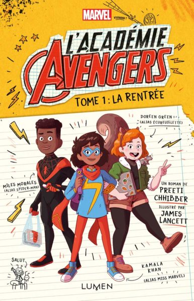 lacademie-avangers-tome-1-lumen-edition-roman-graphique-avis-review-marvel